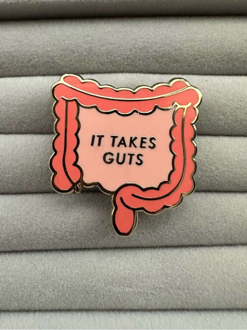 V Coterie x FIGS “It Takes Guts” GI Colon Medical Nursing Enamel Pin